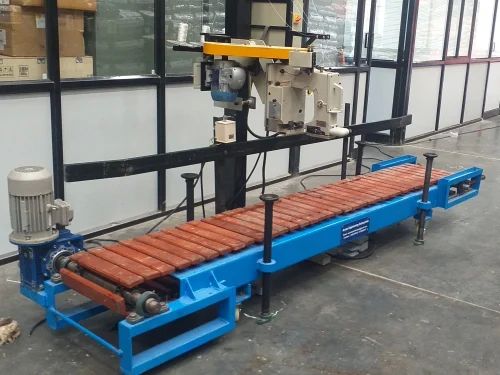 Stainless Steel Slat Conveyor System for Industrial Purpose