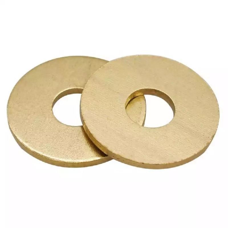 Polished Brass Plain Washer for Automotive Industry