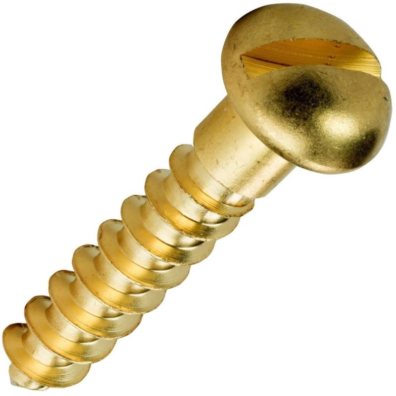 Brass Round Head Screw for Hardware Fitting