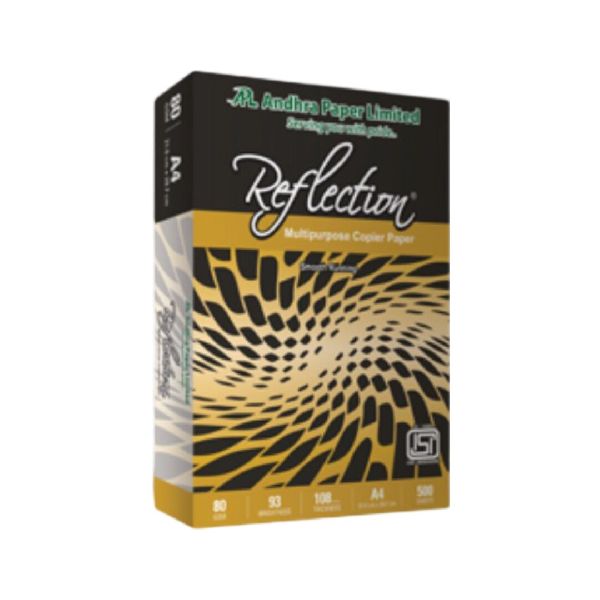 Andhra Reflection Copier 80 Gsm A4 White Paper 500 Sheets (pack Of 1 Ream)