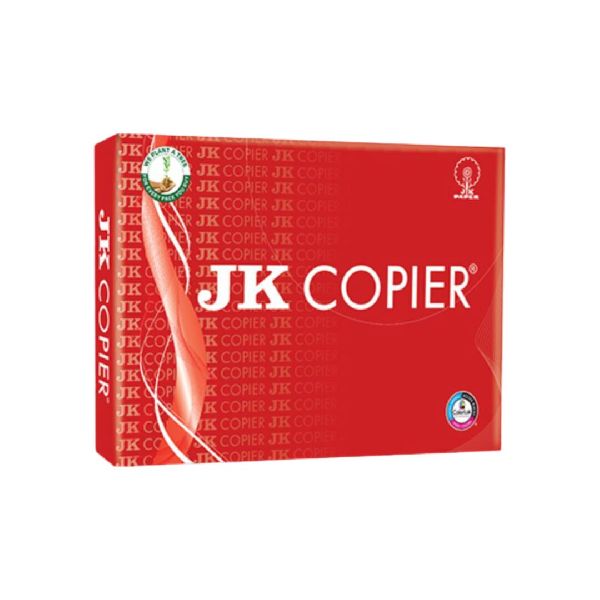 JK Copier 75 GSM A4 Size Paper White 500 sheets (Pack of 1 Ream)