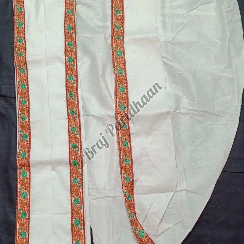 100% Cotton Free Size Ready made Dhoti with 2.25Mtr Dupatta