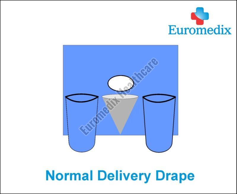 Euromedix Healthcare Plain SMS Nonwoven Fabric Normal Delivery Drape for Ophthalmic