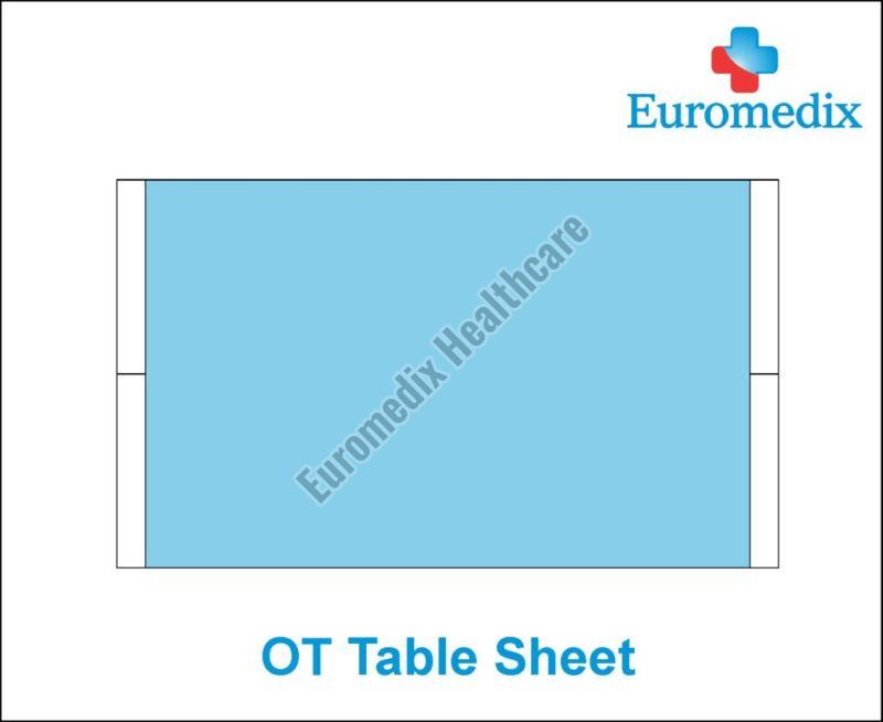 Plain SMMS nonwoven Fabric OT Table Sheet, Technics : Machine Made