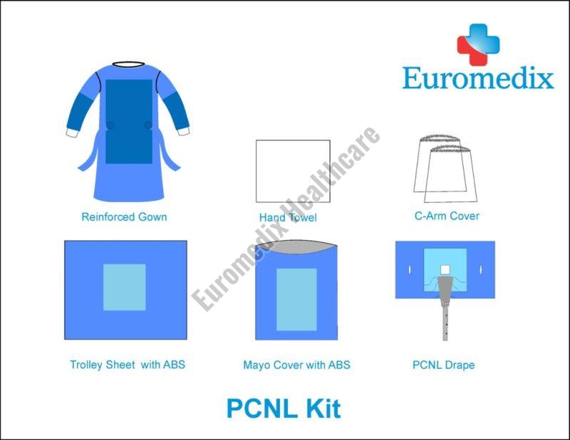 Plain SMMS nonwoven Fabric PCNL OT Kit, Technics : Machine Made