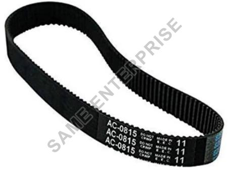 Black Same Enterprise Rubber Air Compressor V Belt, for Power Transmission, Shape : Round