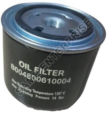 Black Round B004800610004 ELGI Oil Filter