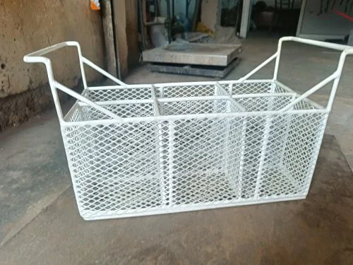 Metal Deep Freezer Basket, Color : White