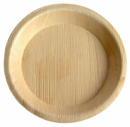 8 Inch Round Areca Leaf Plate For Serving Food