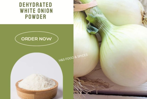 dehydrated white onion powder