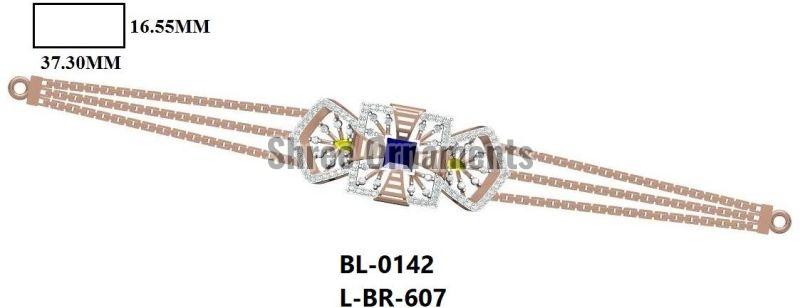 L-BR-607 Ladies Gold Bracelet