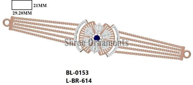 L-BR-614 Ladies Gold Bracelet
