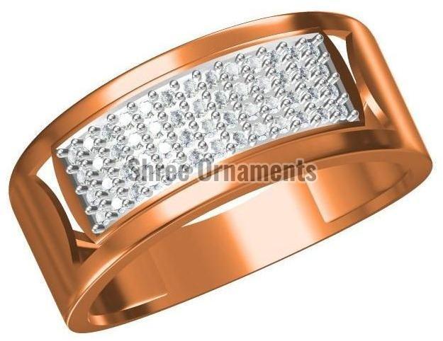 R-SJGR-2177 Mens Rose Gold Ring, Occasion : Party, Wedding