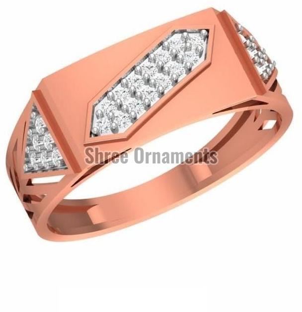 R-SJGR-2227 Mens Rose Gold Ring, Occasion : Party, Wedding