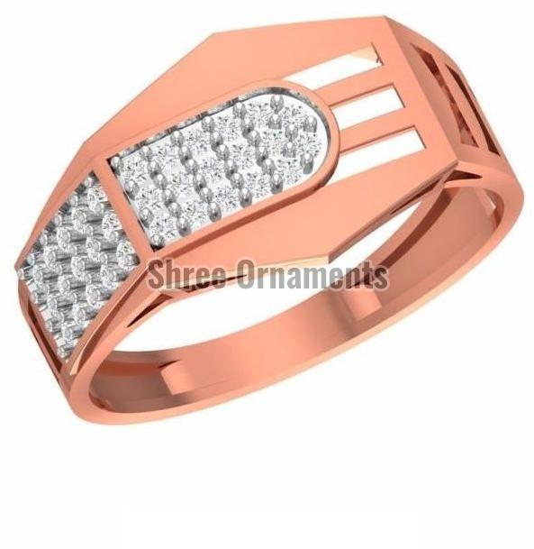 R-SJGR-2229 Mens Rose Gold Ring, Occasion : Party, Wedding