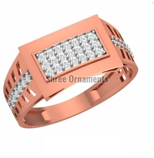 R-SJGR-2234 Mens Rose Gold Ring, Occasion : Party, Wedding