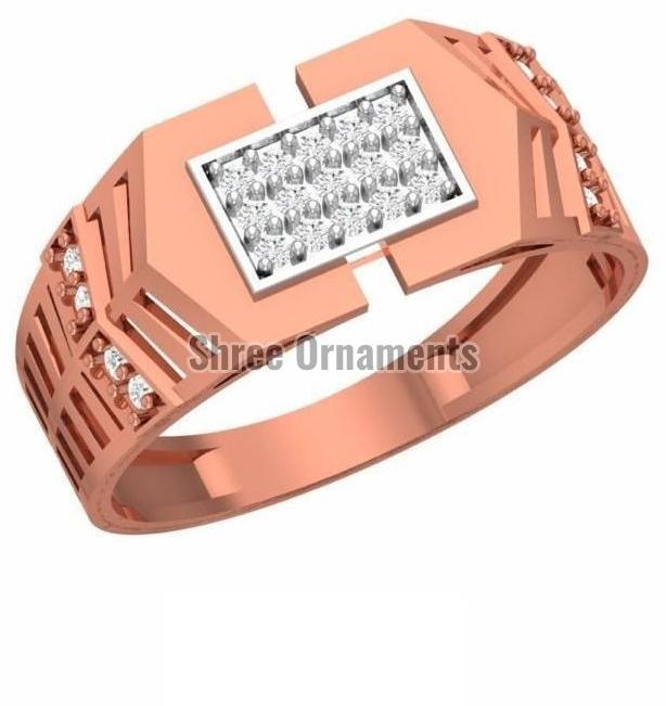 R-SJGR-2246 Mens Rose Gold Ring, Occasion : Party, Wedding