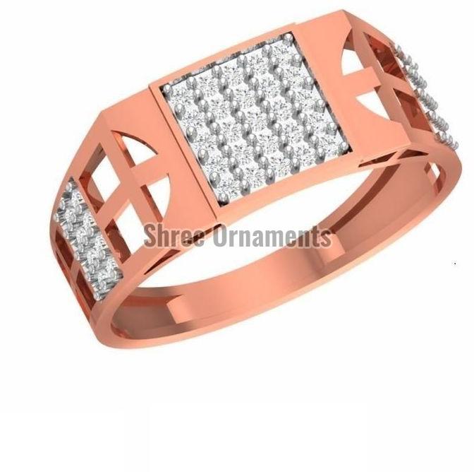 R-SJGR-2250 Mens Rose Gold Ring, Occasion : Party, Wedding