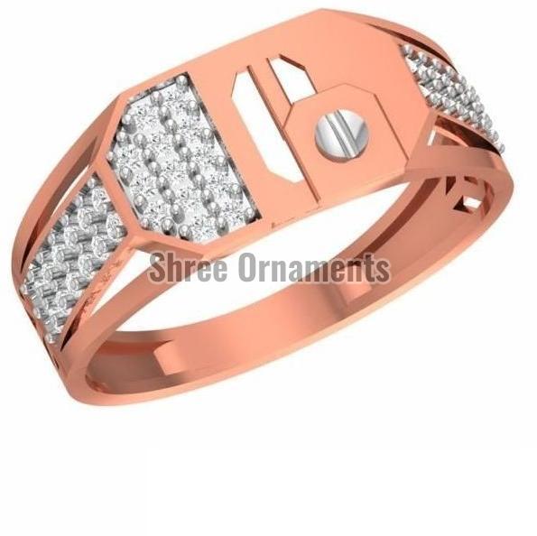R-SJGR-2252 Mens Rose Gold Ring, Occasion : Party, Wedding