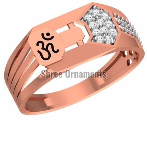 R-SJGR-2253 Mens Rose Gold Ring, Occasion : Party, Wedding