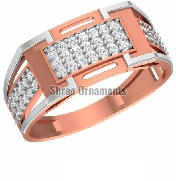R-SJGR-2259 Mens Rose Gold Ring, Occasion : Party, Wedding