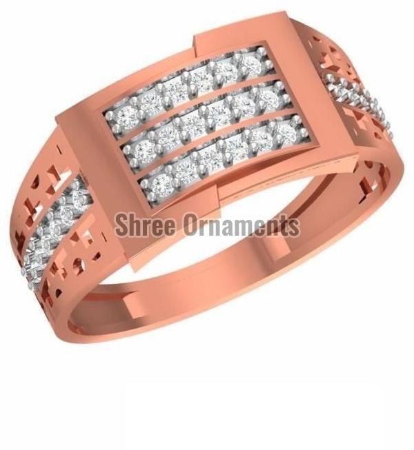 R-SJGR-2260 Mens Rose Gold Ring, Occasion : Party, Wedding