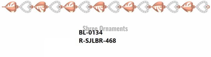 R-SJLBR-468 Ladies Rose Gold Bracelet