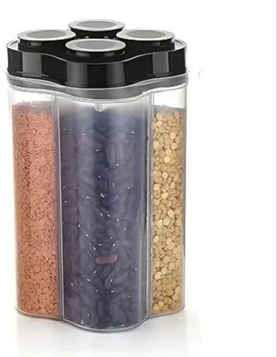 4 Section Plastic Container, Capacity : 1000 ml