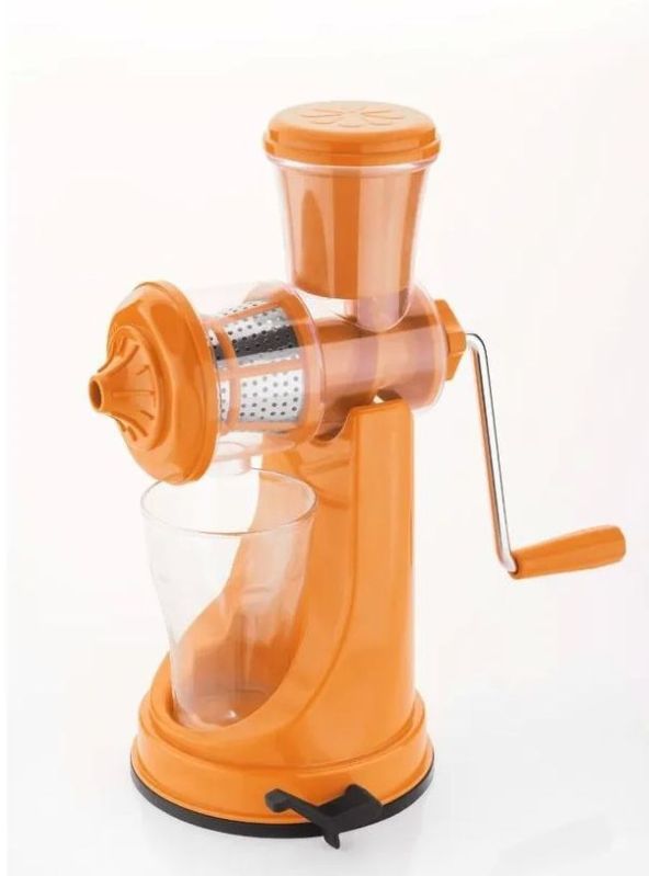 170 grm Plasitc Manual Plastic Hand Juicer, Color : Orange