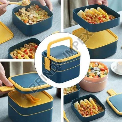 Plastic Bento Lunch Box for Food Packing