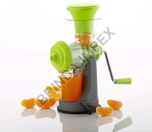 Plasitc 17 grm Hand Operated Plastic Juicer, Color : Green