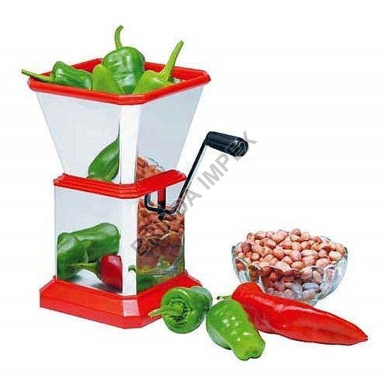 Stainless Steel Manual Chilli Cutter for Kitchen