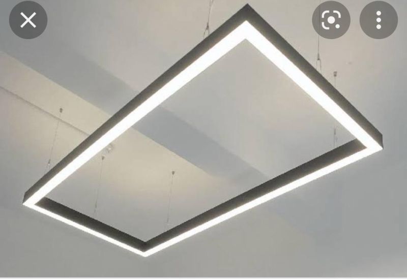 Square Suspended Light, Lighting Color : Cool White