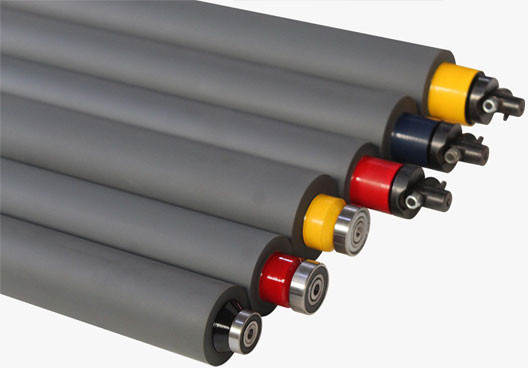 Iron offset printing rollers