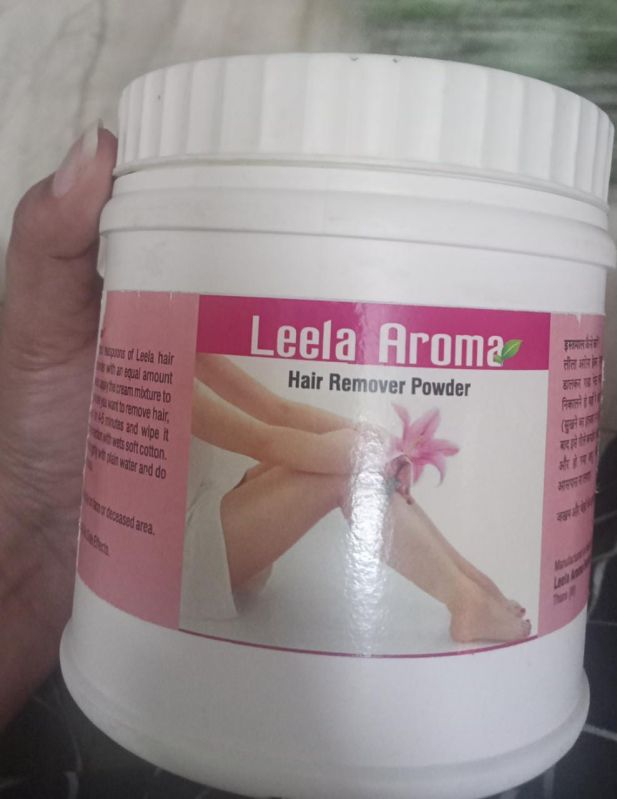 Leela Homemade Hair Removal Powder, Packaging Type : Plastic Box