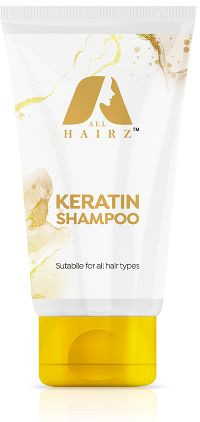 Herbal All Hairz Keratin Shampoo, Packaging Type : Plastic Tube