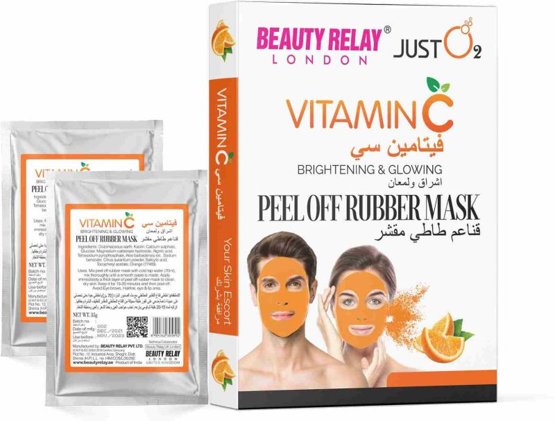 Just O2 Vitamin C Peel Off Rubber Mask