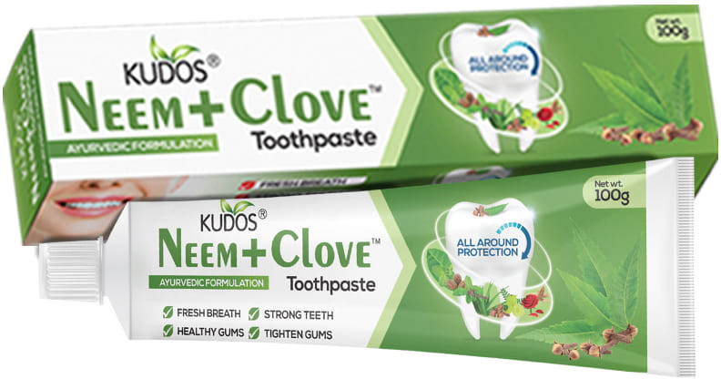 Kudos Neem Clove Toothpaste, Variety : Medicated