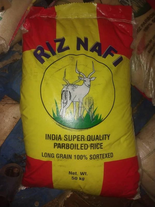 Riz Nafi Natural Long Grain Parboiled Rice, Packaging Type : Plastic Bags