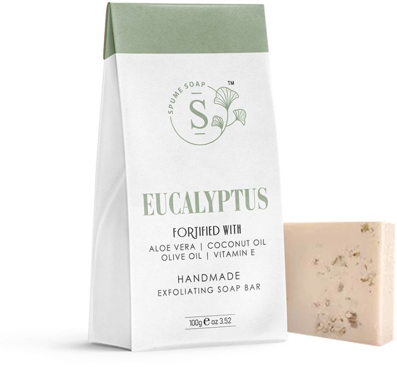 100gm Spume Eucalyptus Soap, Packaging Type : Stand Up Pouch