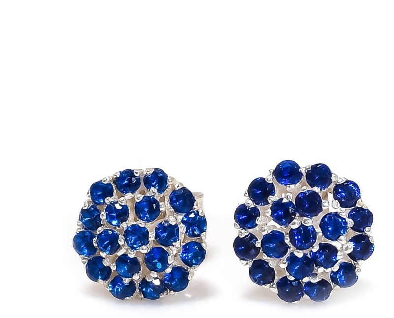 Blue Sapphire Gemstone Earrings