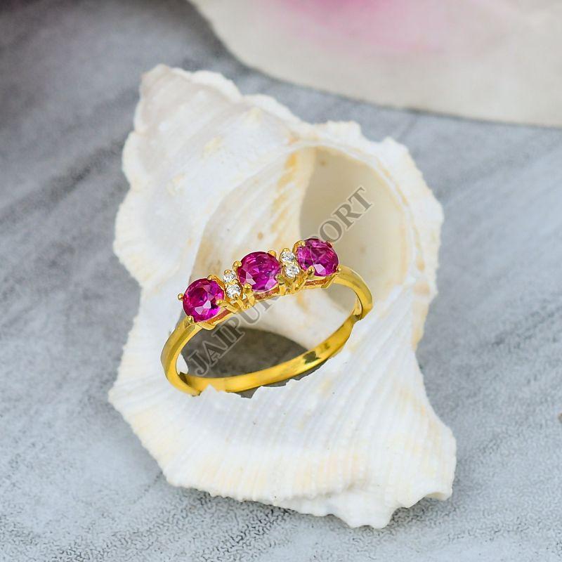 Sterling Silver Ruby Gemstone Ring