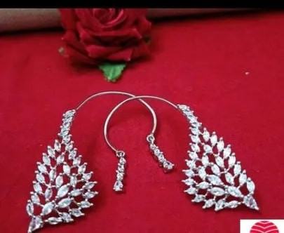 Metal Fancy Diamond Earrings, Gender : Female