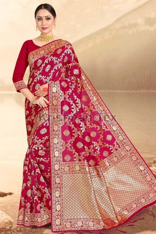 Printed Silk Ladies Fancy Bridal Saree, Speciality : Easy Wash