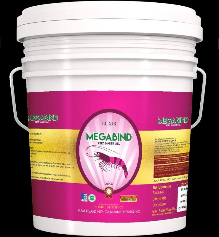 Megabind Feed Binder Gel, Packaging Type : Plastic Bucket