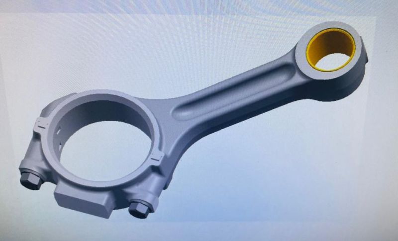 Polished Stainless Steel 126x45mm Connecting Rod for Industrial Use