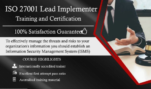 ISO 27001 Lead Implementer Training Certification