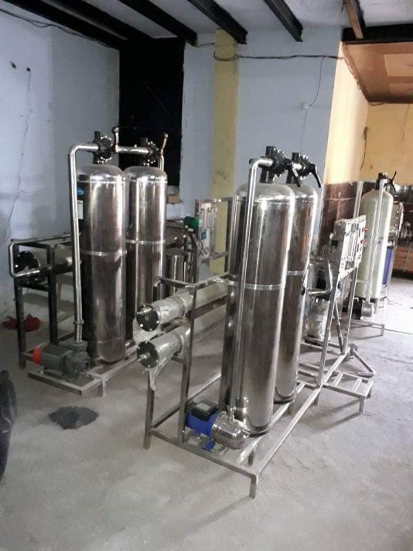 1000 LPH Stainless Steel Commercial Reverse Osmosis Plant