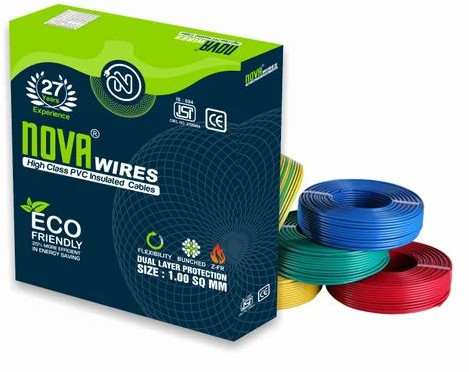 1 Sq Mm Nova Wires High Class PVC Insulated Cables