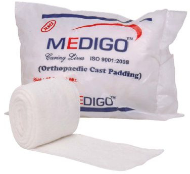 Medigo Cotton Viscose Plain Orthopedic Cast Padding For Surgical Use